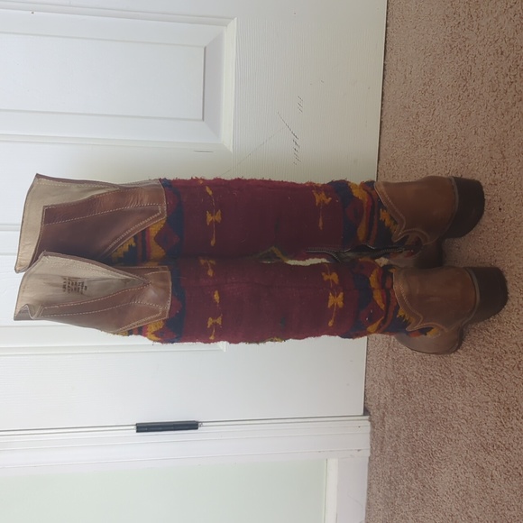 Freebird Woven Blanket Tall Boots - Picture 7 of 7